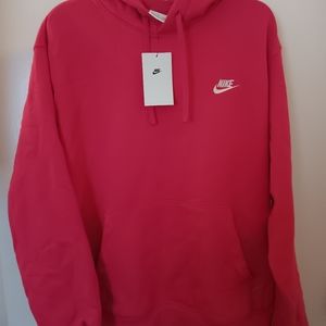 Mens Pink Nike Hoodie Size XXL